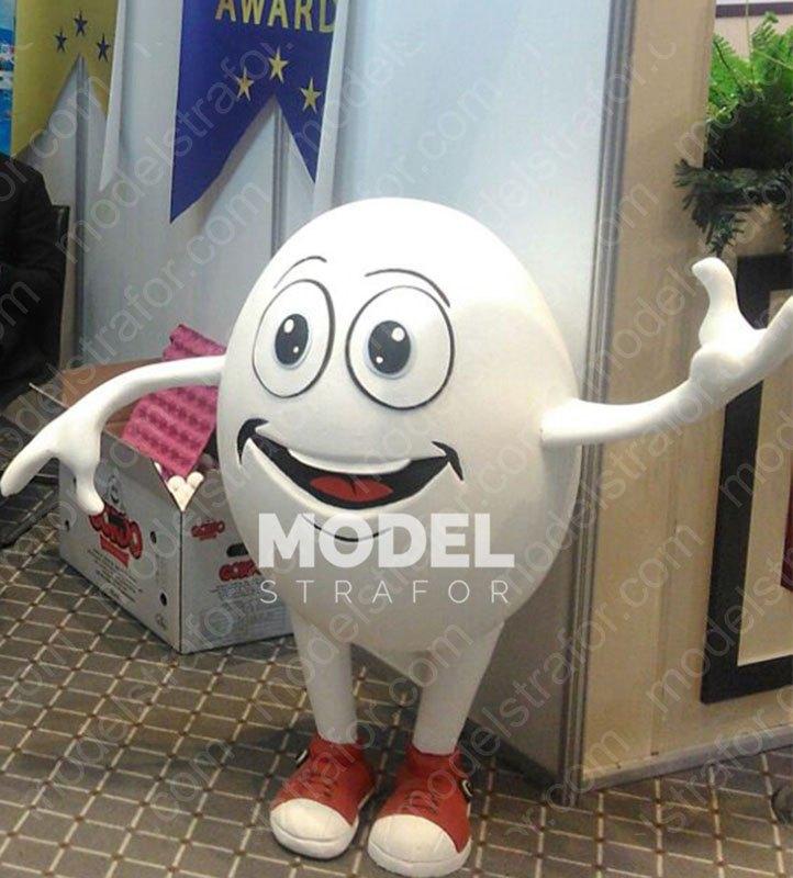 Gordo Yumurta Maskot Modeli