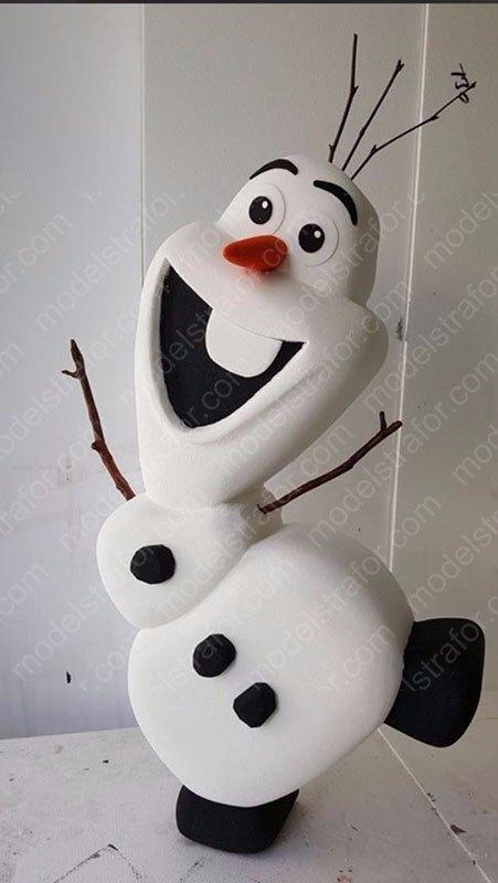 Strafor 3D Olaf Çalışması