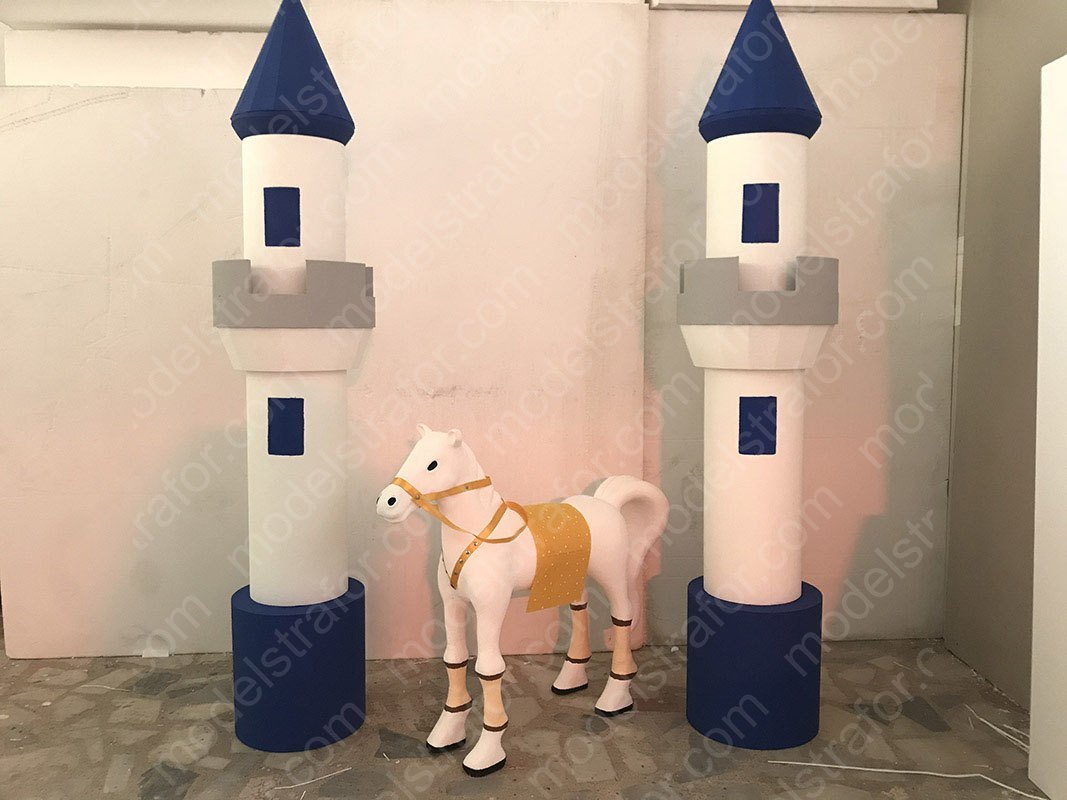 3d At Ve Kule Modellemesi