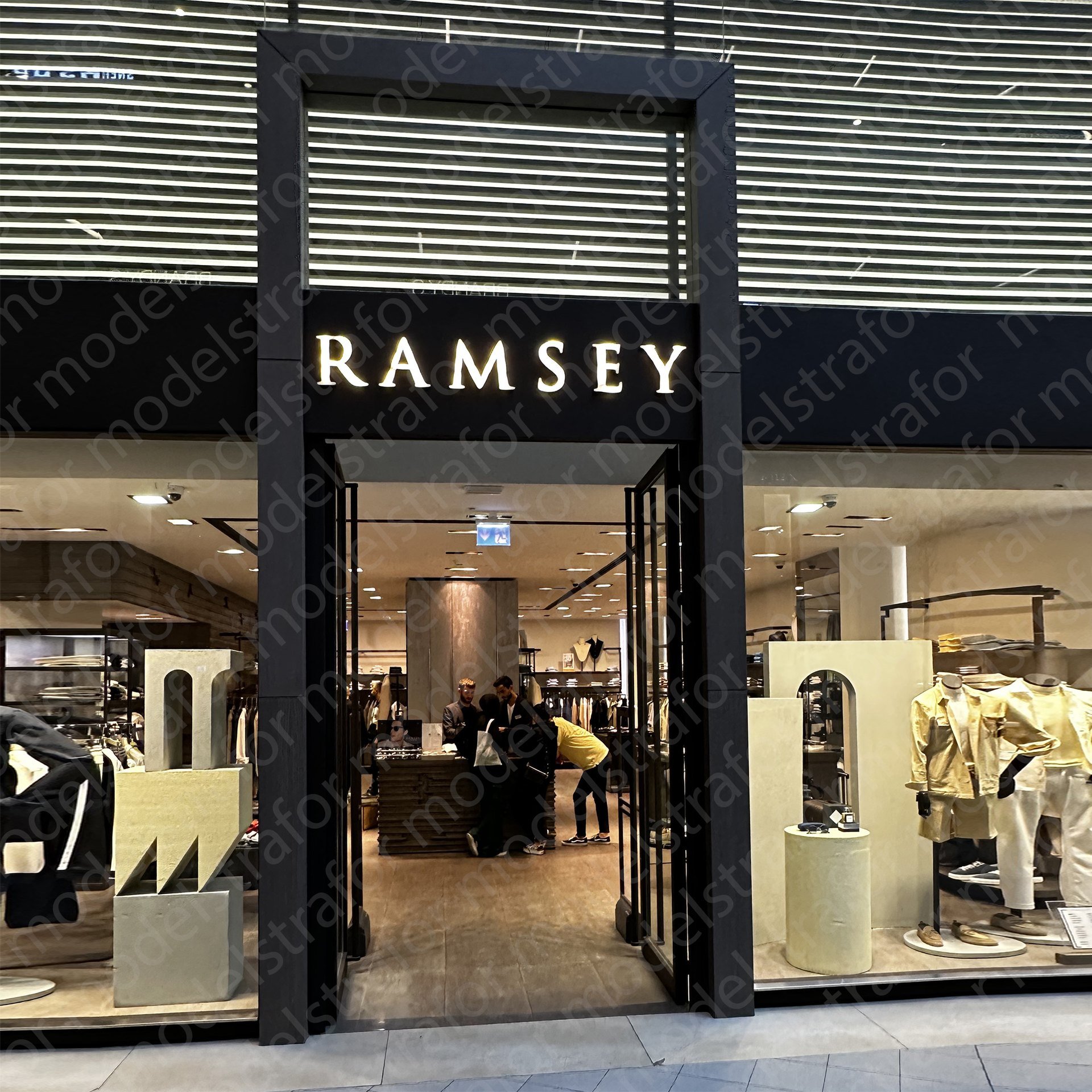 RAMSEY Mağaza Vitrin 3D Strafor Kesim Çalışması