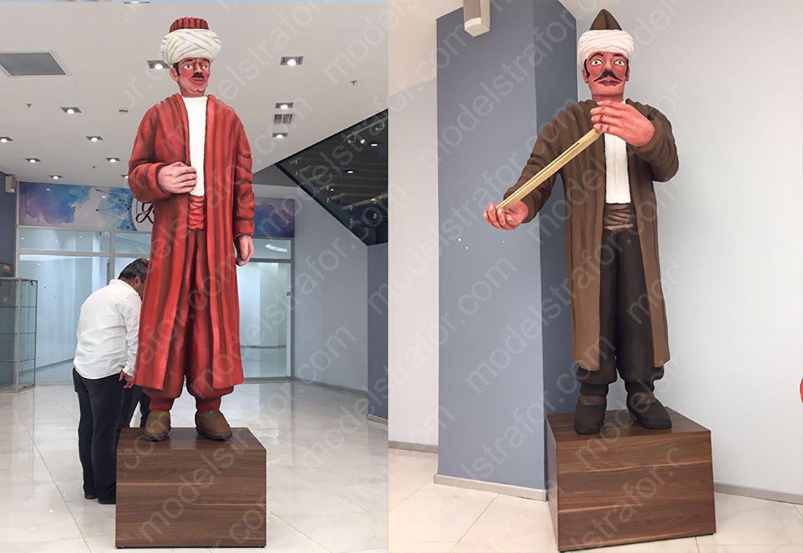 Kavuklu İle Pişekar 3 Boyutlu Heykel Üretimi