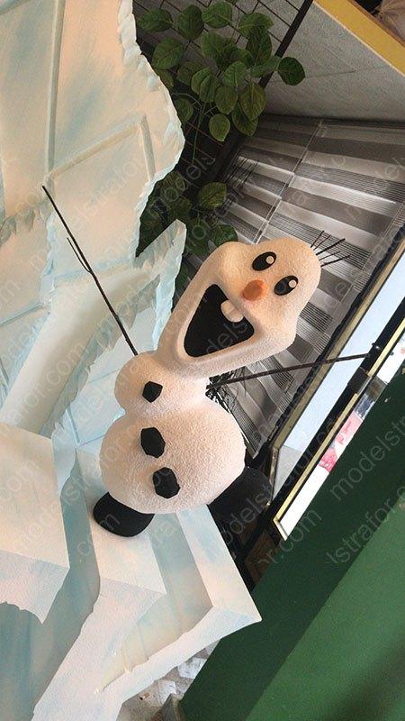 Strafor 3D Olaf Çalışması