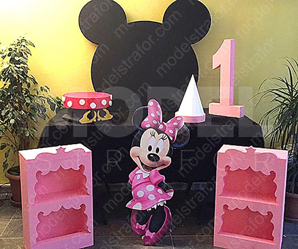 Mini Mouse Strafor Dekor Ve Fotoblok Kesim