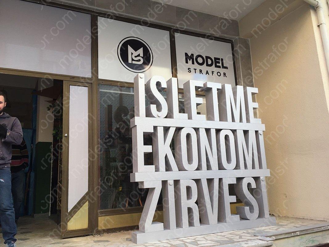 Strafor Sahne Yazı Kesimi