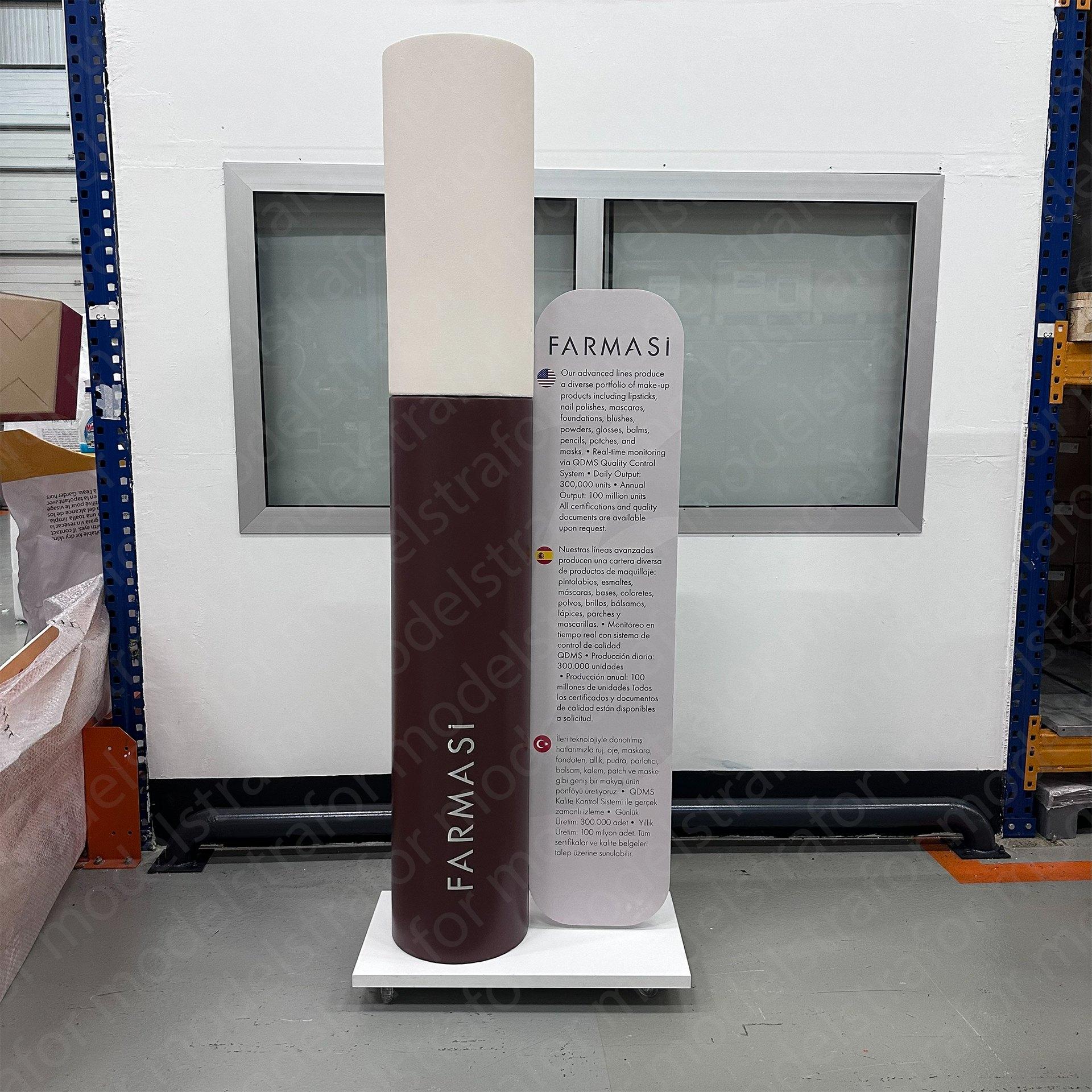 Farmasi Lipstick 3d strafor kesim