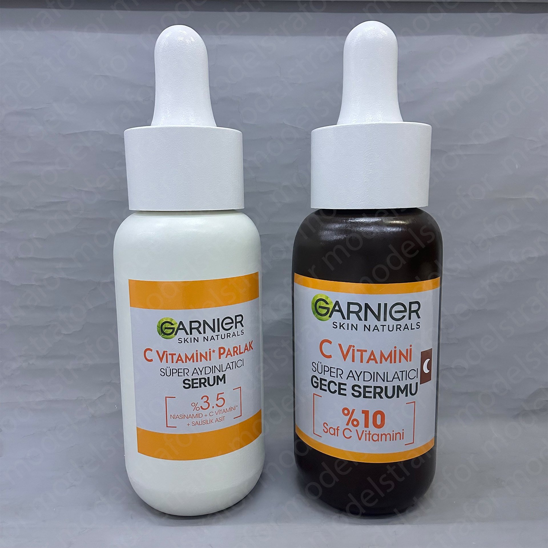 Garnıer Serum Strafor Kesim Dummy Çalışması