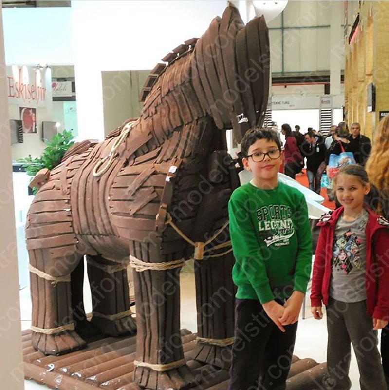 Çanakkale Sergisi Truva Atı 3D Kesim