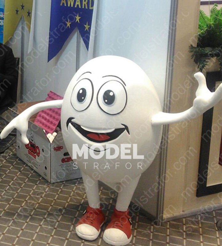 Gordo Yumurta Maskot Modeli