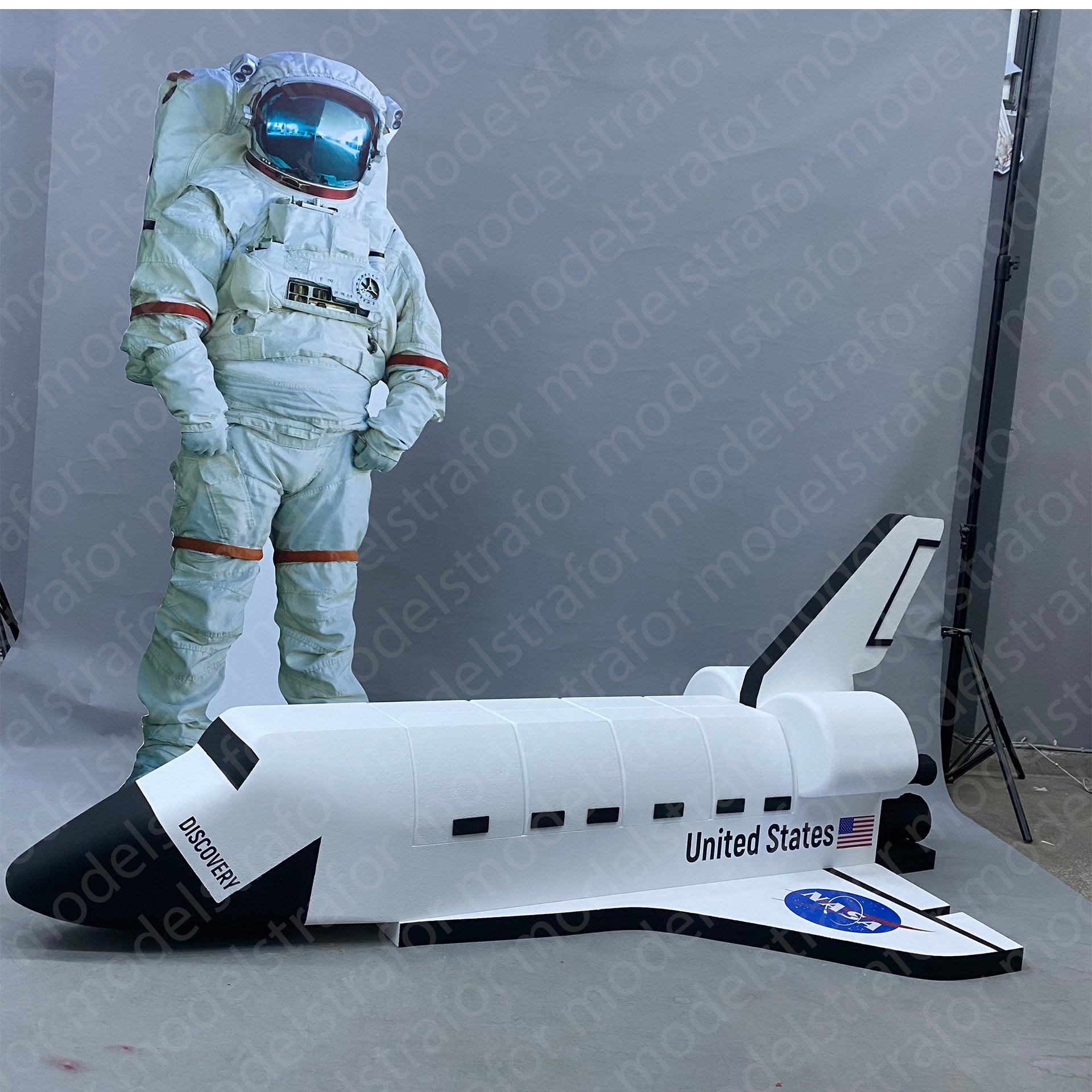 Strafor Astronot ve Uzay Uçağı Kesim Çalışması