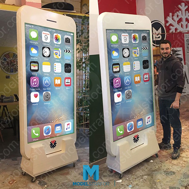 Finans Bank Iphone Telefon Stand Üretimi