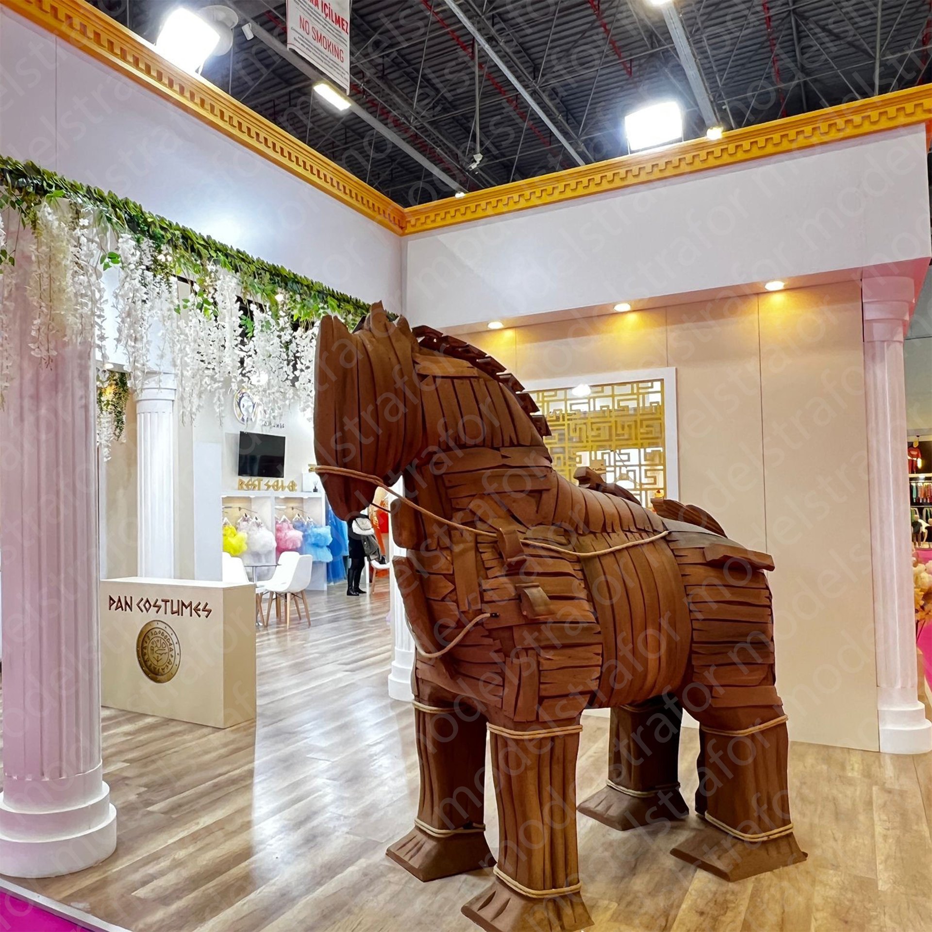 Truva Atı 3 Boyutlu Strafor Kesim Model Çalışması