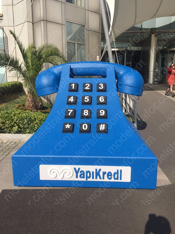 Yapı Kredi 3D Strafor Telefon Modellemesi