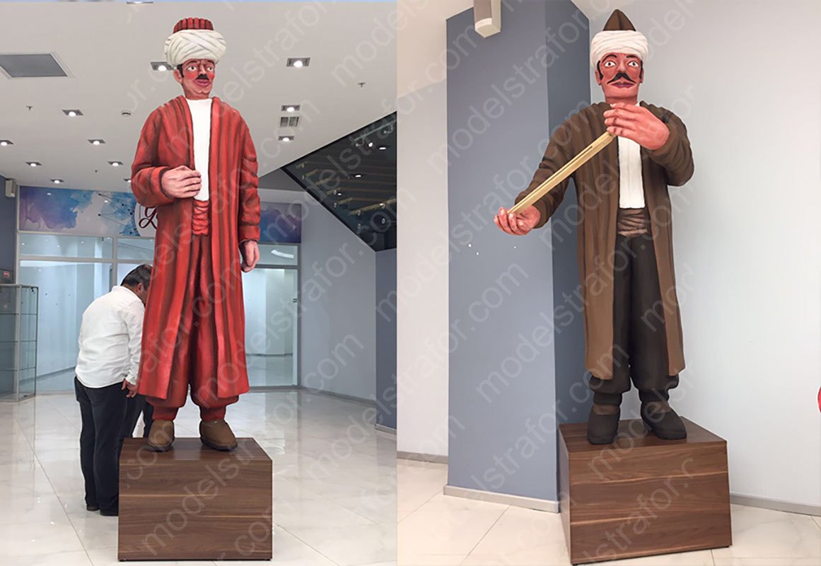 Kavuklu İle Pişekar 3 Boyutlu Heykel Üretimi