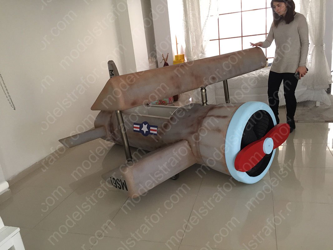3D Strafor Planör Uçak Modellemesi
