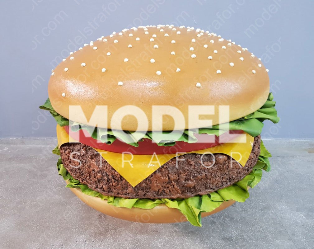 3D Hamburger Modeli