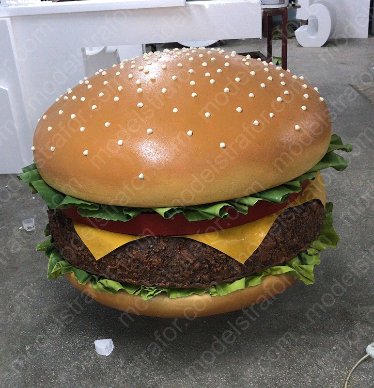 3D Hamburger Modeli