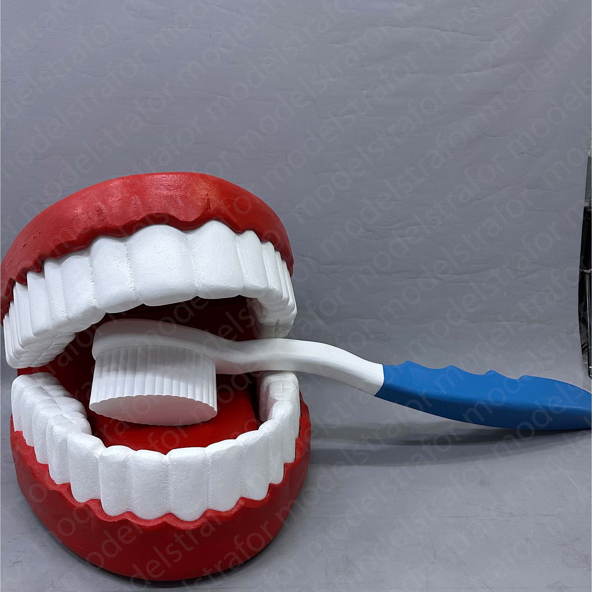 3d Strafor diş modellemesi