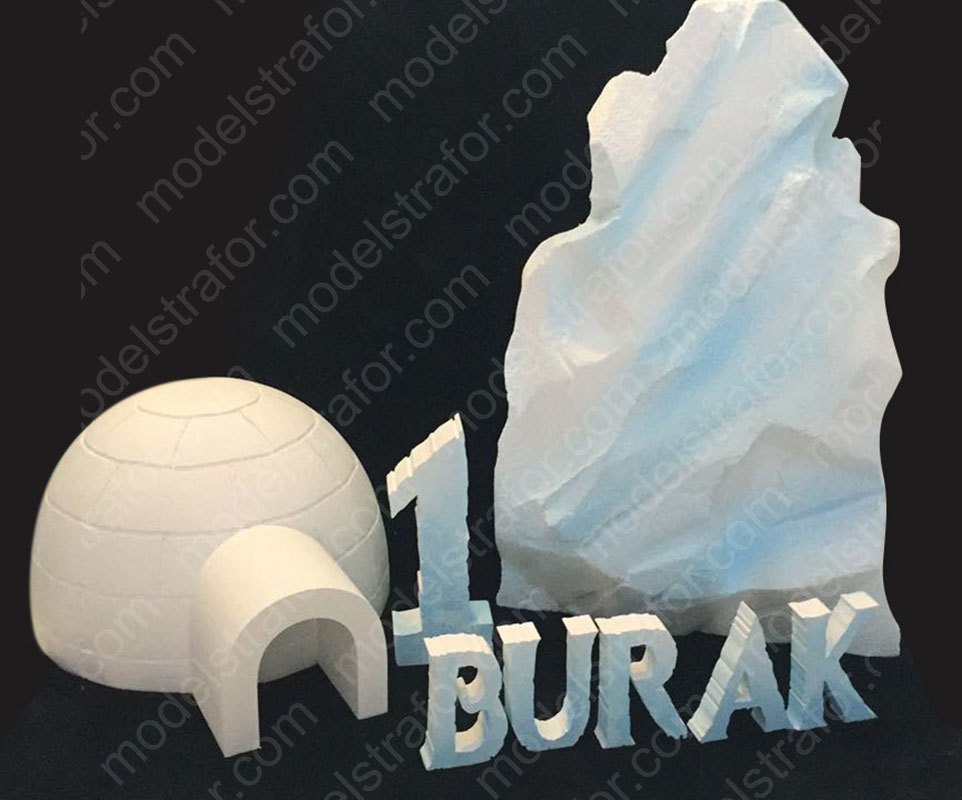 Strafor Kış Konseptli Organizasyon Dekoru