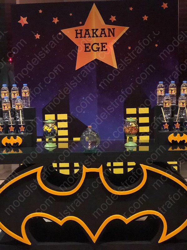 Batman Konsept Doğum Günü Çalışması
