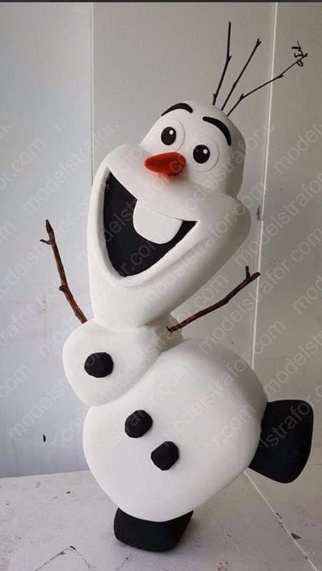 Strafor 3D Olaf Çalışması