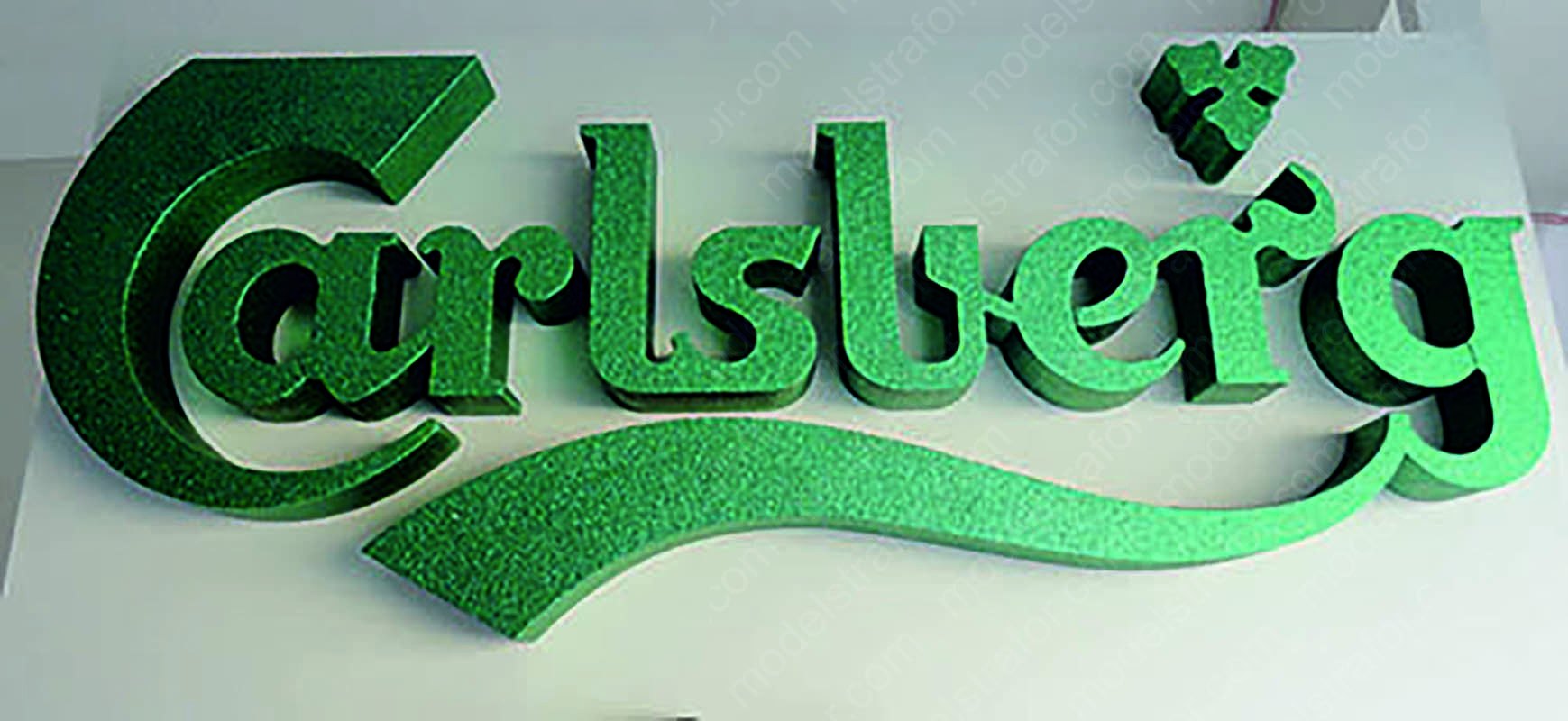 Carlsberg Stand Yazı Kesim