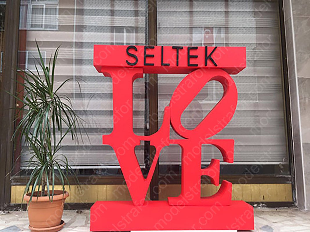 Strafor Love Yazı Kesim