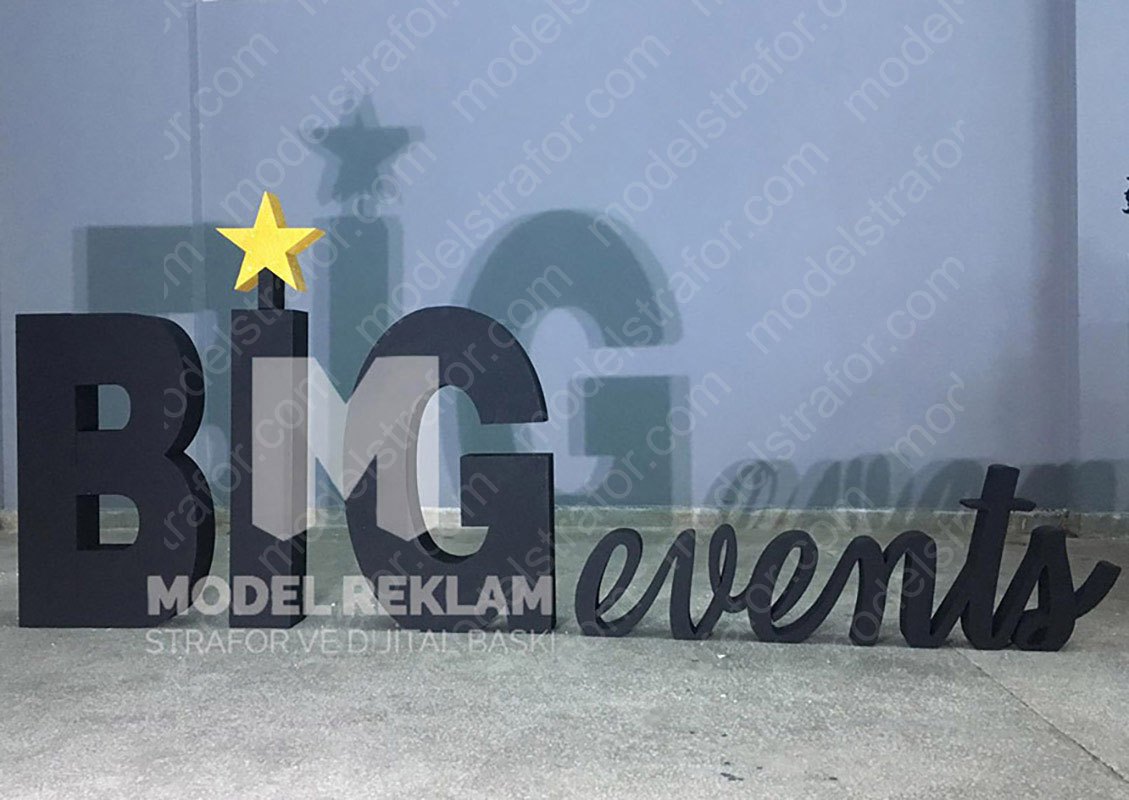 Strafor Firma İsmi ve Logo Kesimi
