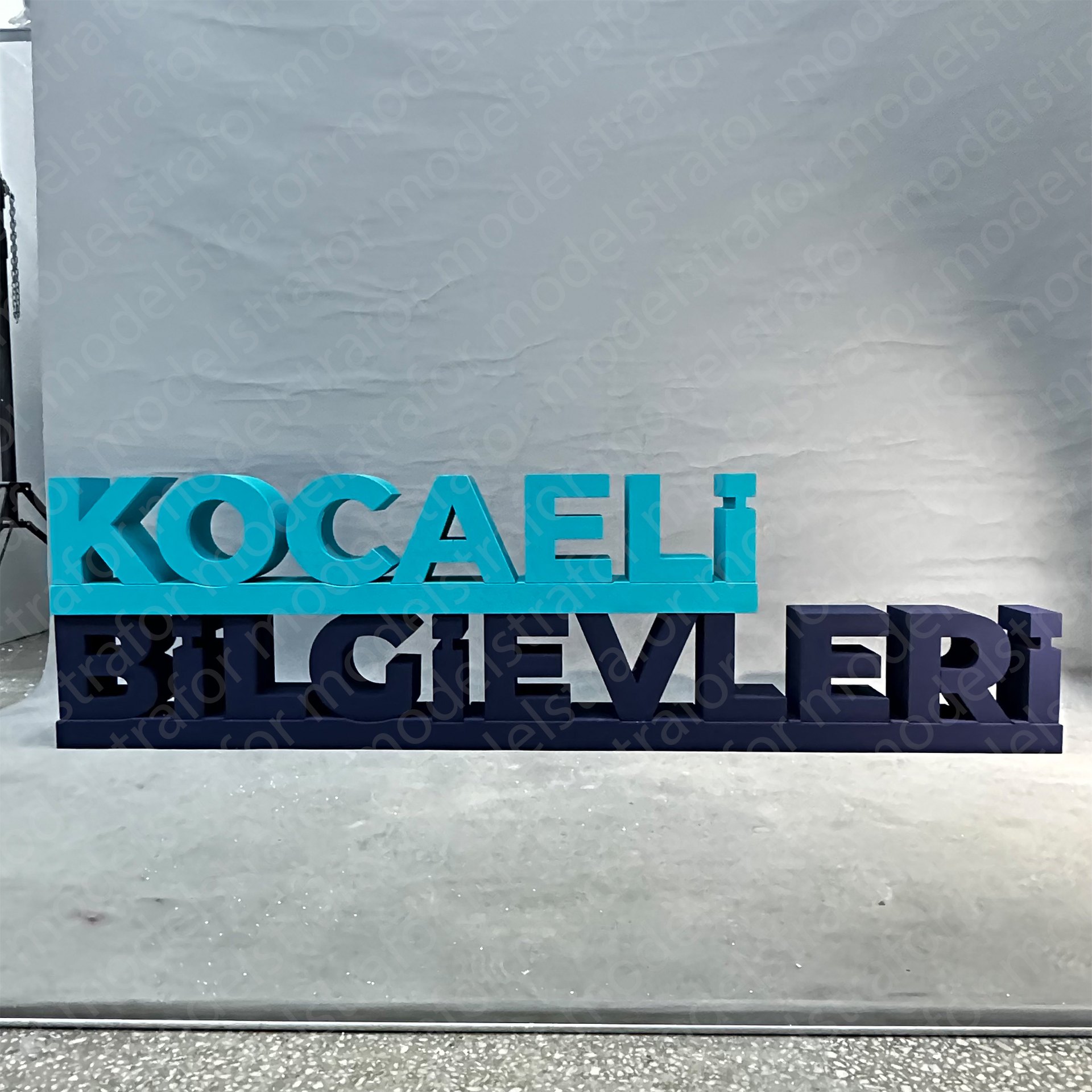 Kocaeli Bilgievleri Strafor Yazı Kesim Çalışması