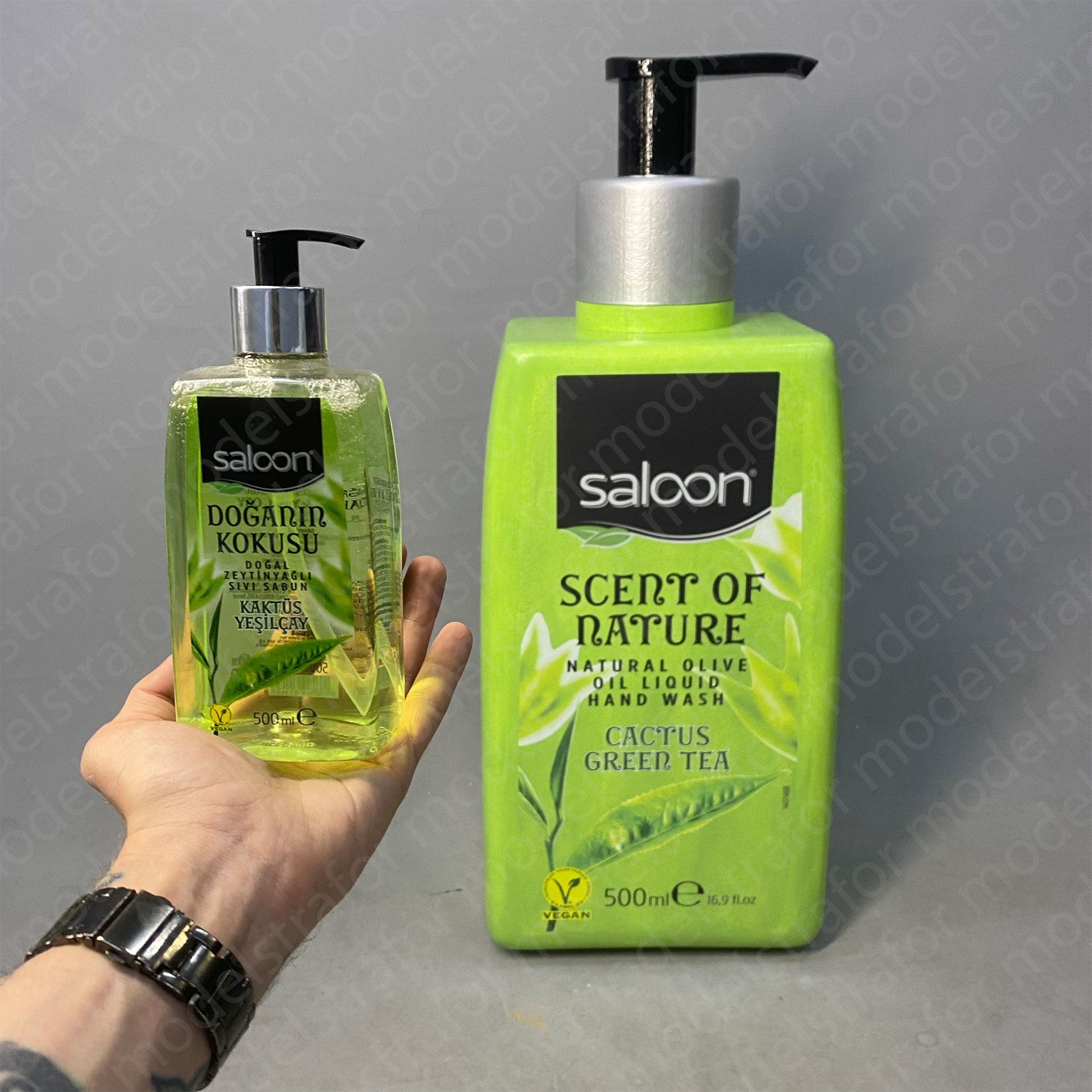 Saloon Sıvı Sabun 3D Dummy Çalışması