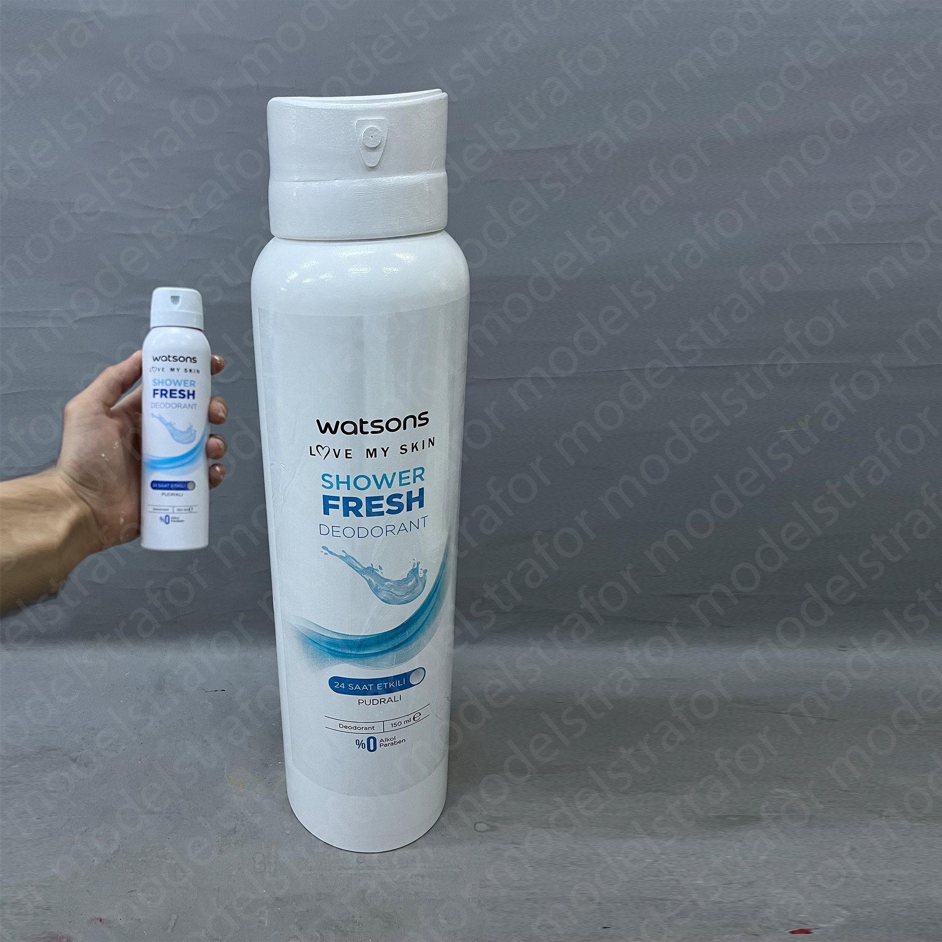 Watsons Deodorant 3D Şişe Çalışması