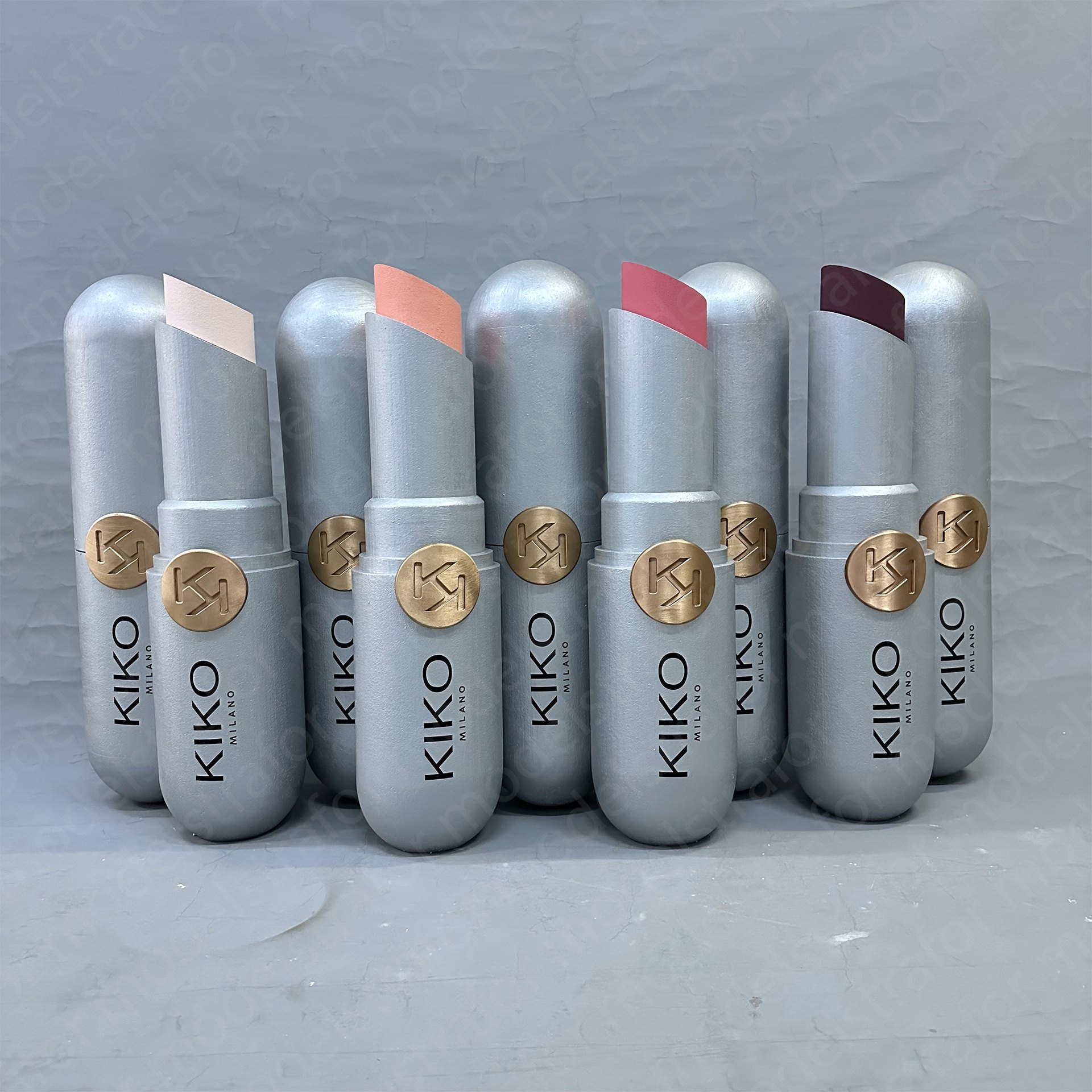 Kiko milano 3d ruj modelleri, strafor dummy çalışması