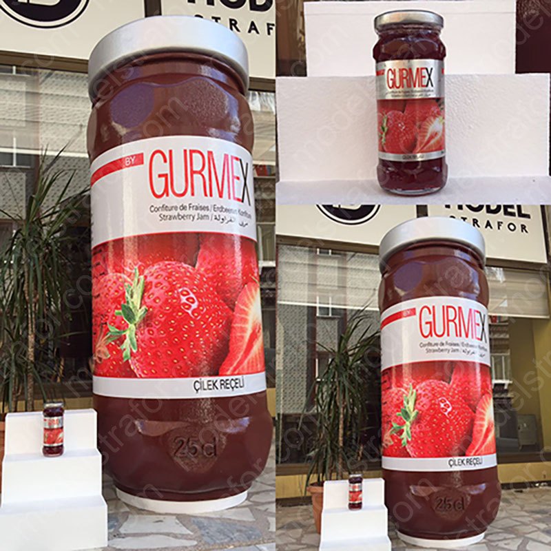 Gurmex Reçel Kavanozu Dummy Üretimi