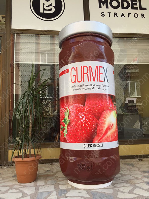 Gurmex Reçel Kavanozu Dummy Üretimi