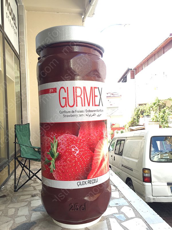 Gurmex Reçel Kavanozu Dummy Üretimi