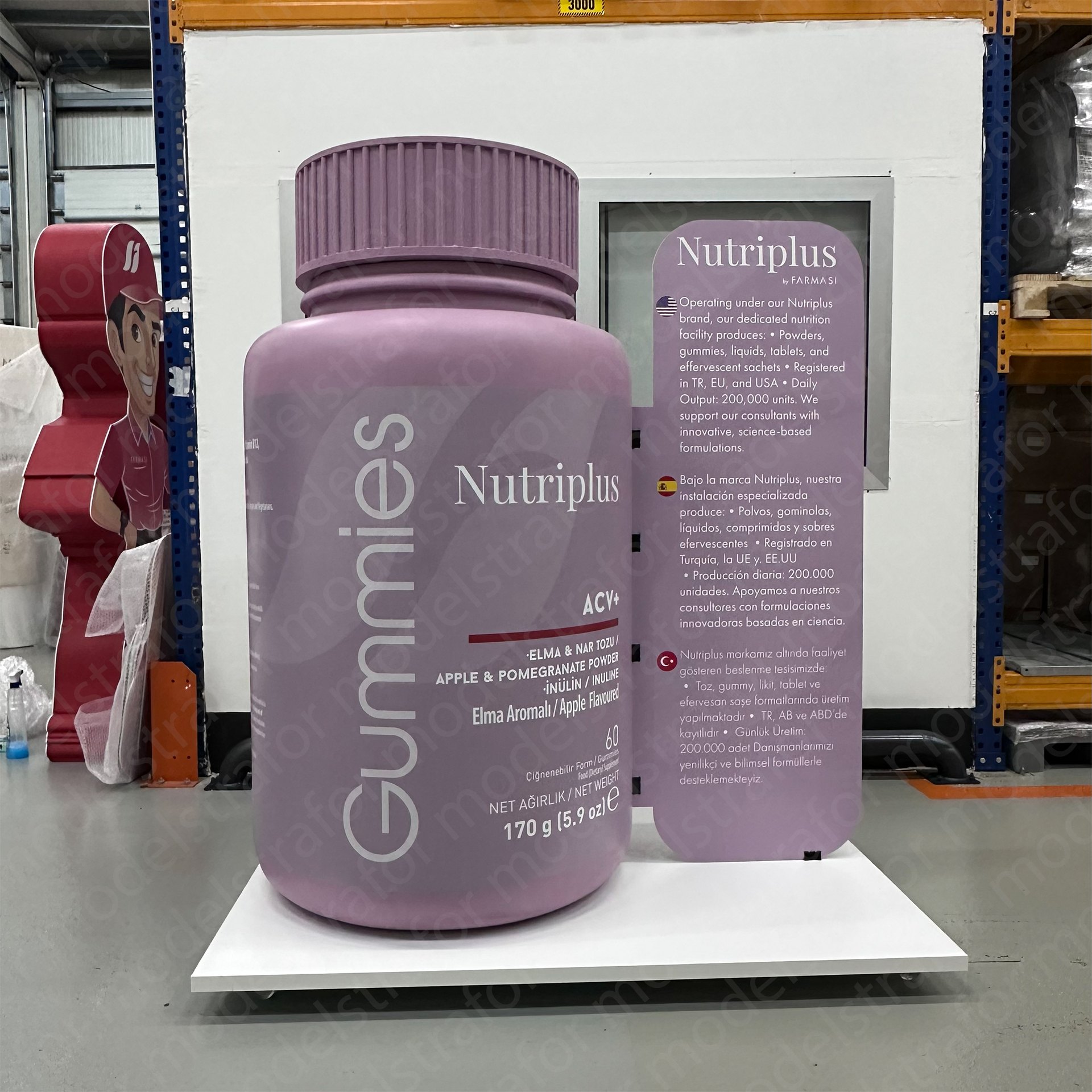 Gummies Nutriplus Şişe 3d model