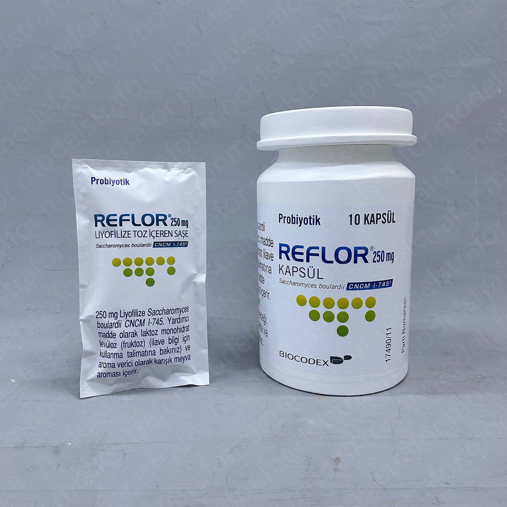 REFLOR Kapsül ve Toz ürünlerini 3d strafor çalışmaları