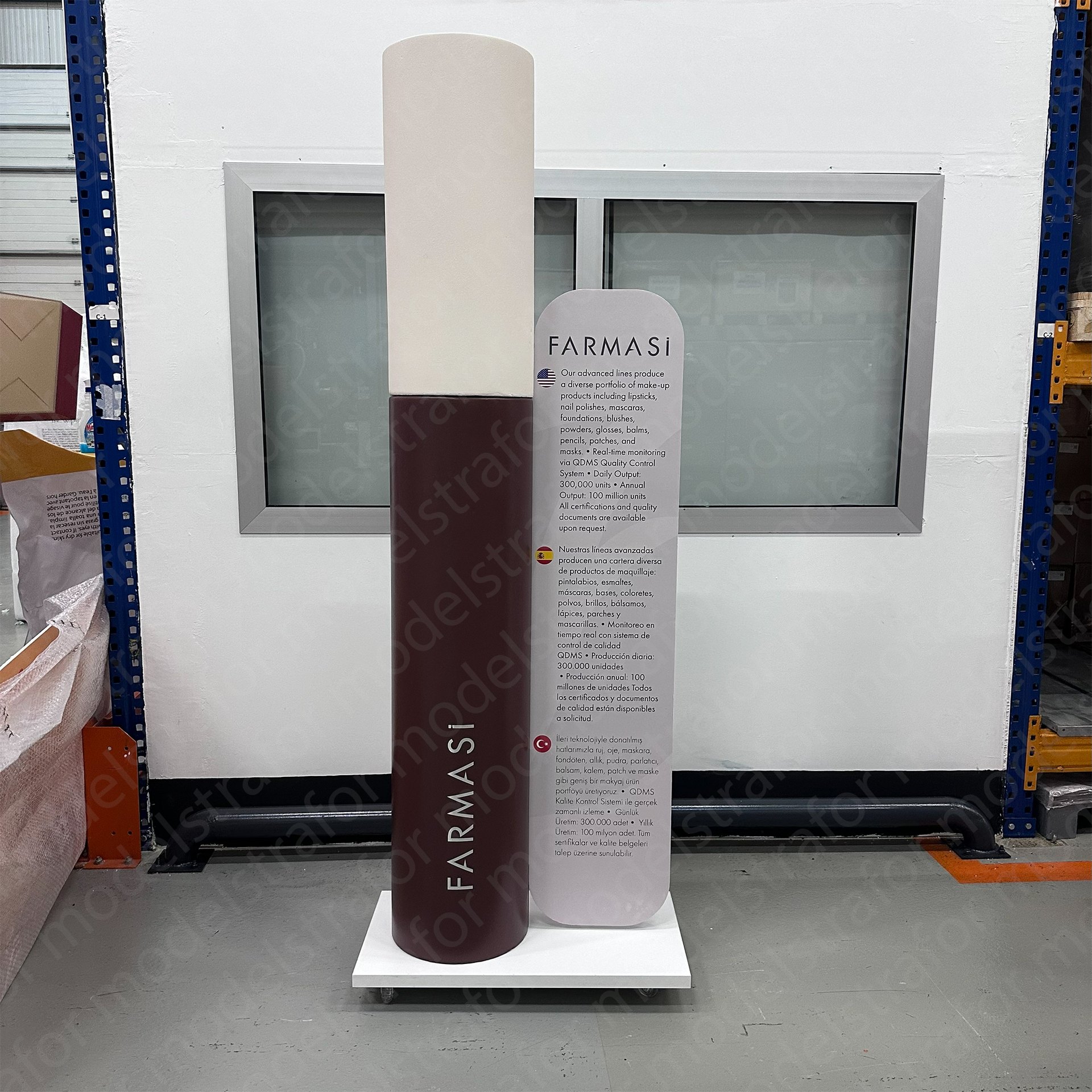 Farmasi Lipstick 3d strafor kesim