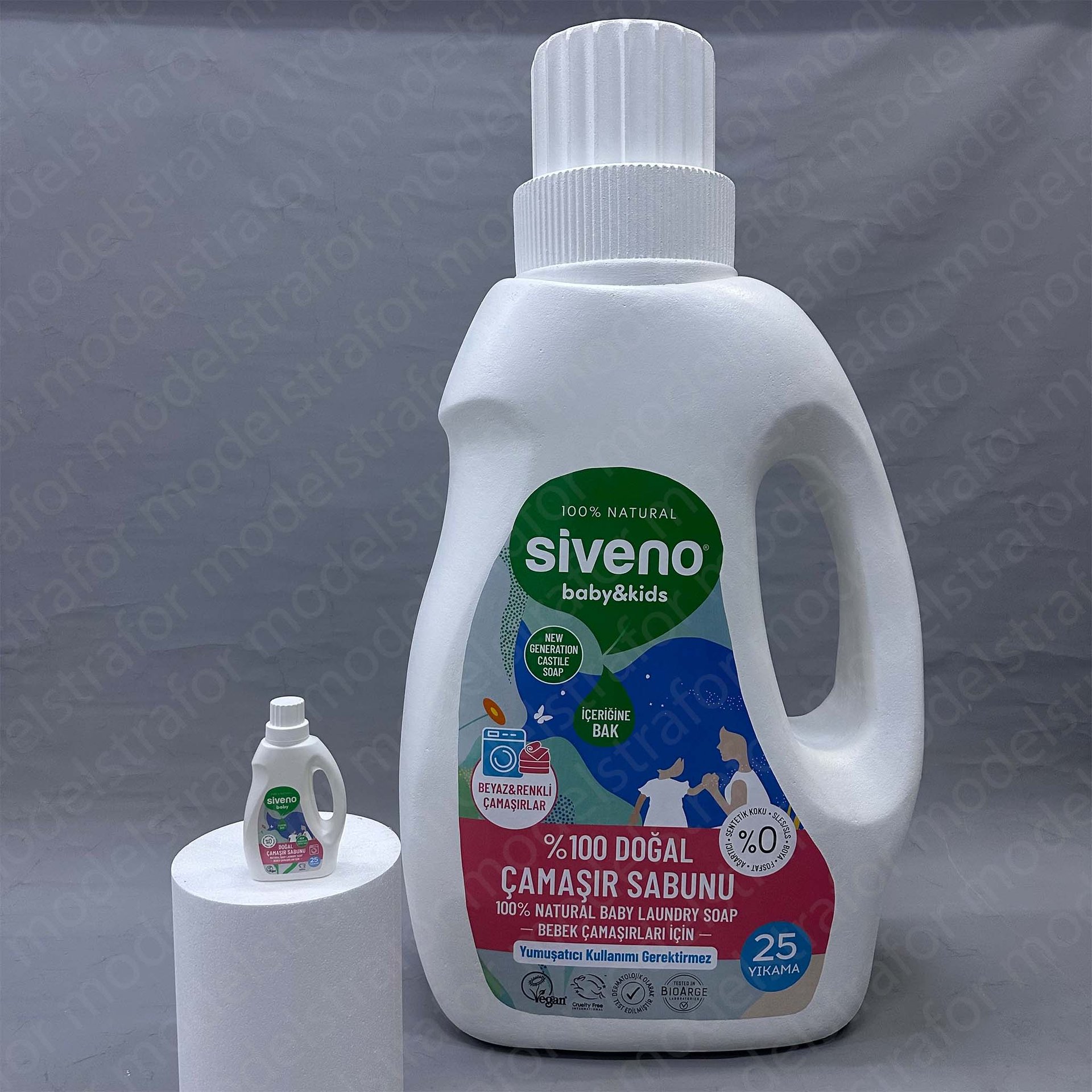 SİVENO 3D dummy Şişe çalışması