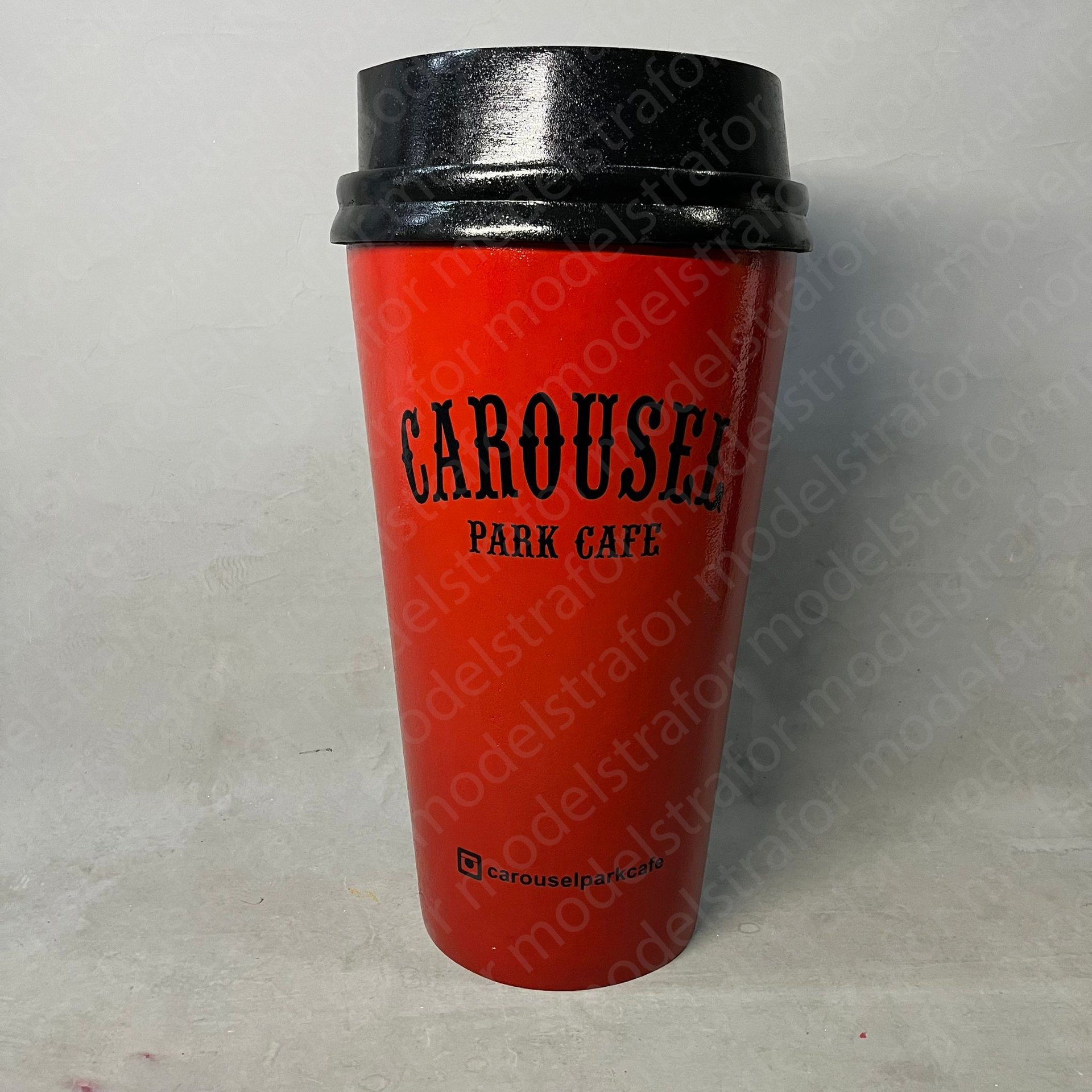 Carousel Kahve Bardağı 3d Strafor Dummy Çalışması