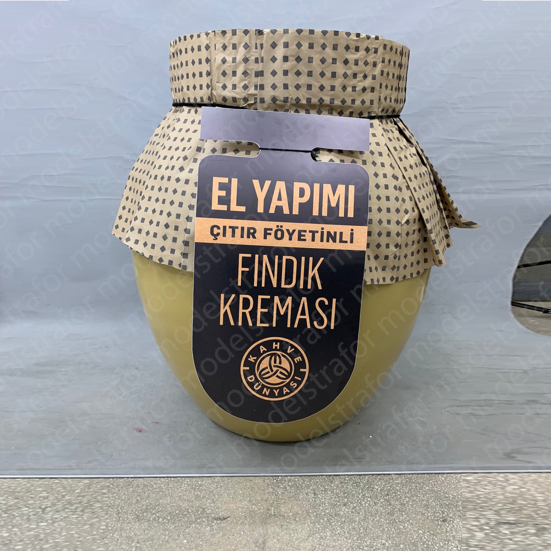 3D Kahve Dünyası Kavanoz Dummy Çalışması