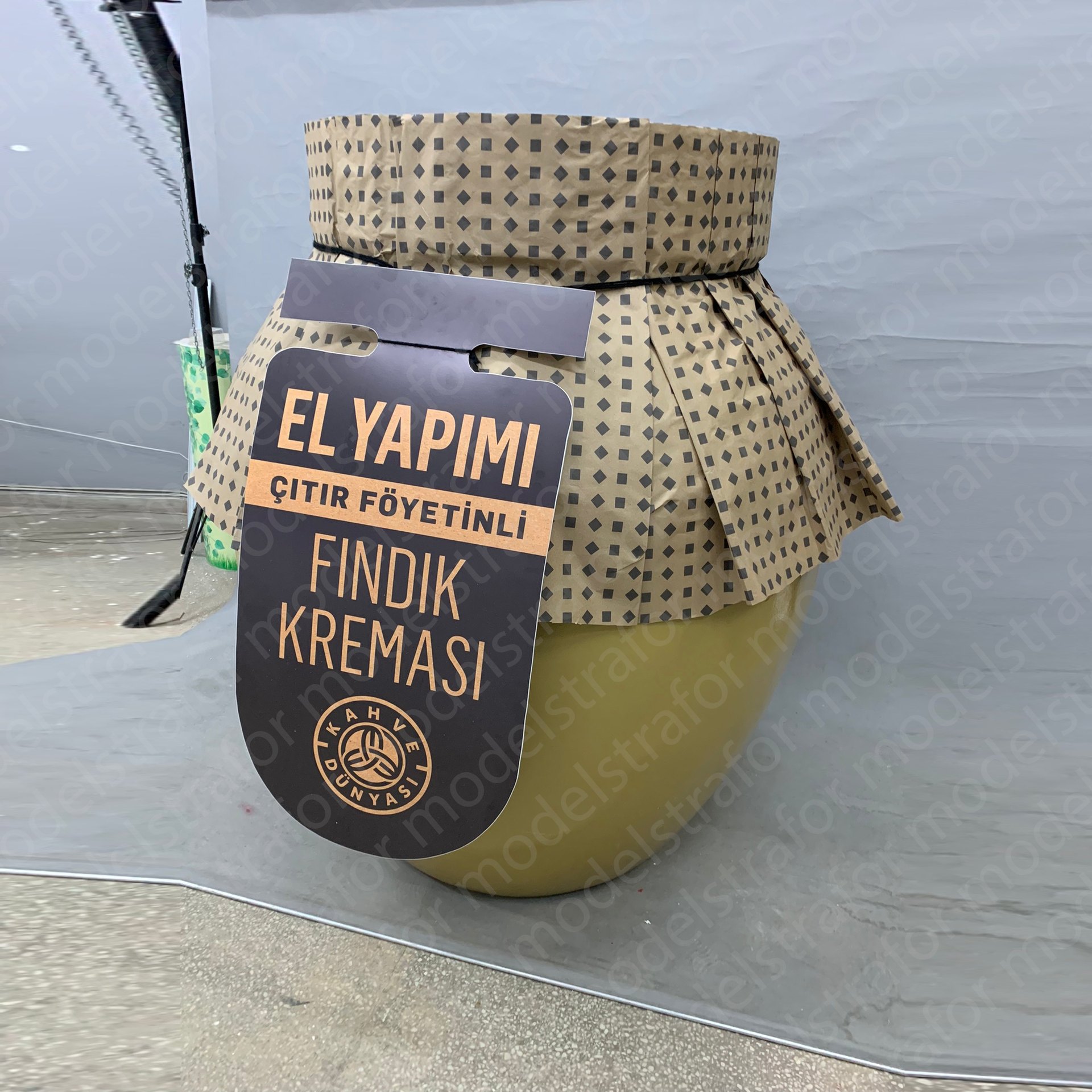 3D Kahve Dünyası Kavanoz Dummy Çalışması