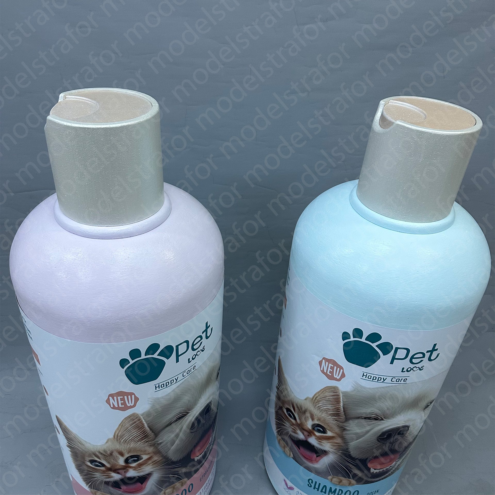 Pet Love Şampuan 3 Boyutlu Dummy Çalışması