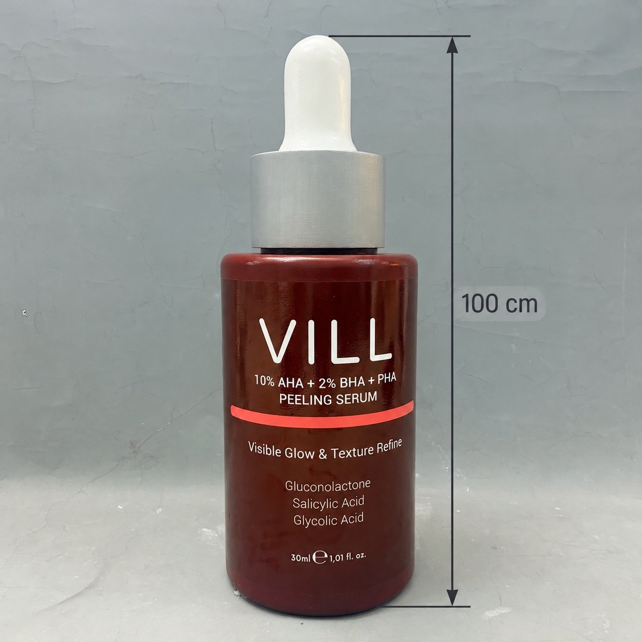 100 cm VILL Serum Şişesi Maketi