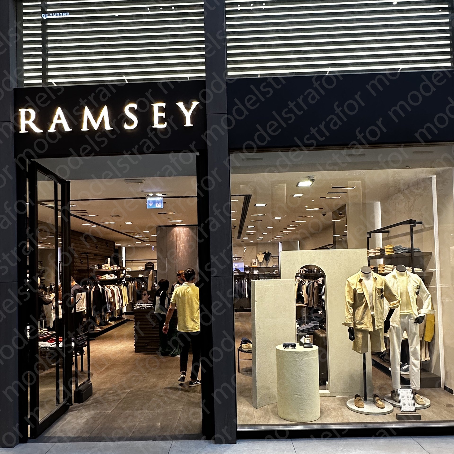 RAMSEY Mağaza Vitrin 3D Strafor Kesim Çalışması