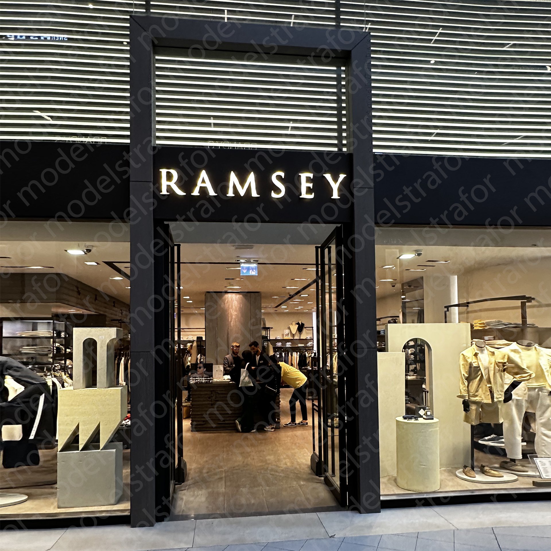 RAMSEY Mağaza Vitrin 3D Strafor Kesim Çalışması